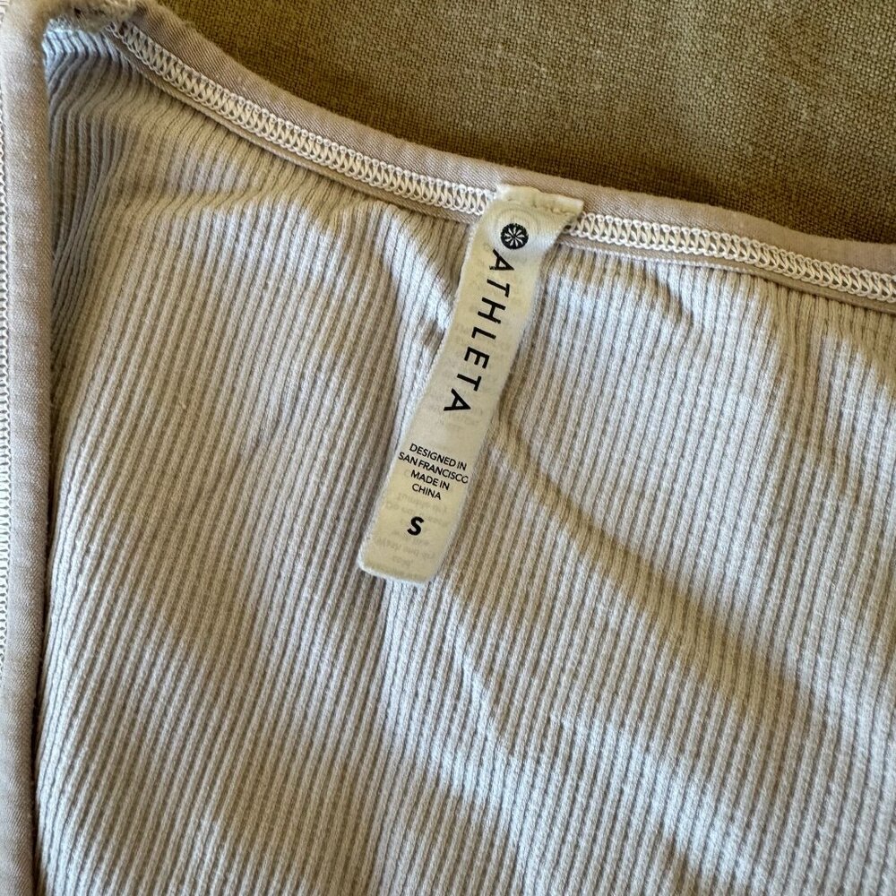 Athleta Aurora Seamless Crop‎ Rib Tank Size Small - Picture 5 of 6